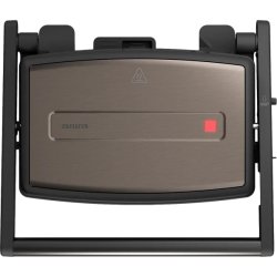 Aiwa KAMADO sandwichera 1500 W Negro, Acero inoxidable | ASM-1500G | 8435256810394 | Hay 4 unidades en almacén