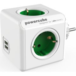 Allocacoc PowerCube Original USB base múltiple 4 salidas AC Interior Verde, Blanco Allocacoc PowerCube Original USB base múltiple 4 salidas AC | 1202GN/DEOUPC | 8718444085737 | Hay 1 unidades en almacén