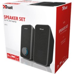 ALTAVOCES TRUST ARYS  2.0 14W RMS USB - COLOR NEGRO 20179 | 8713439201796 | Hay 6 unidades en almacén