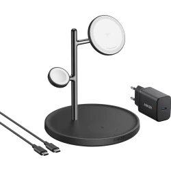 Anker MagGo Universal Negro USB Cargador inalámbrico Carga  | B25M3311 | 194644173050 | Hay 2 unidades en almacén