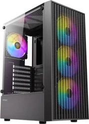 Antec AX27 RGB Midi Tower Negro | 0-761345-10205-6 | 761345102056 | Hay 16 unidades en almacén