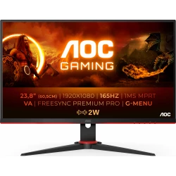 Monitor Gaming AOC 24`` WLED FHD Negro/Rojo (24G2SAE/BK) [1 de 9]