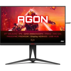 AOC AG275QX/EU pantalla para PC 68,6 cm (27``) 2560 x 1440 P | AG275QXN/EU | 4038986180467 | Hay 3 unidades en almacén