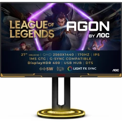 AOC AG275QXL pantalla para PC 68,6 cm (27``) Negro, Oro | Hay 2 unidades en almacén