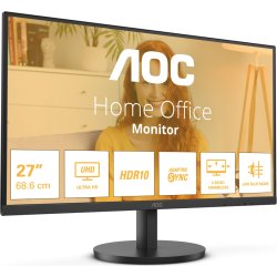 AOC B3 U27B3M pantalla para PC 68,6 cm (27``) 3840 x 2160 Pi | 4038986181525 | Hay 5 unidades en almacén