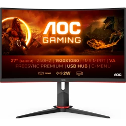 AOC G2 C27G2ZU/BK pantalla para PC 68,6 cm (27``) 1920 x 1080 Pixeles Full HD LE | 4038986187374 [1 de 9]