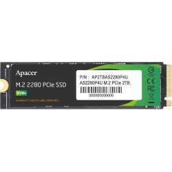 Apacer AS2280P4U M.2 2 TB PCI Express 3.0 3D NAND NVMe | AP2TBAS2280P4U-1 | 4712389919373 [1 de 2]