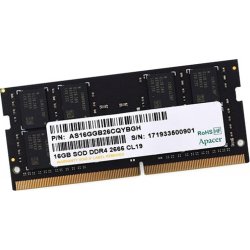 Apacer Memoria Ram 16 Gb DDR4 2666Mhz Sodimm | ES.16G2V.GNH | 4712389904317 [1 de 2]