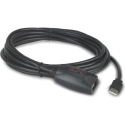 APC NetBotz Latching Repeater Cable USB A Macho-Hembra 5,00 m Negro | NBAC0213L | 0731304262046 [1 de 2]