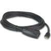 APC NetBotz Latching Repeater Cable USB A Macho-Hembra 5,00 m Negro | (1)