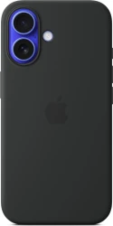 Apple Funda de silicona con MagSafe para el iPhone 16 - Negro Apple Funda de silicona con MagSafe para el iPhone 16 - Negr | MYY13ZM/A | 0195949884948 | Hay 20 unidades en almacén
