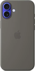 Apple Funda de silicona con MagSafe para el iPhone 16 Plus - Gris piedra Apple Funda de silicona con MagSafe para el iPhone 16 Plus - | MYYC3ZM/A | 0195949885143 | Hay 7 unidades en almacén