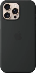 Apple Funda de silicona con MagSafe para el iPhone 16 Pro Max - Negro Apple Funda de silicona con MagSafe para el iPhone 16 Pro Ma | MYYT3ZM/A | 0195949885426 | Hay 88 unidades en almacén