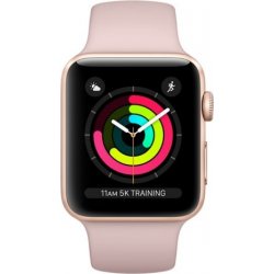 Apple Watch 3 Gps 42mm Gold Aluminium Case With Pink Sand Sport B | MQL22QL/A | 0190198509895