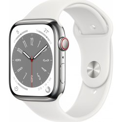 Apple Watch Series 8 OLED 45 mm 4G Plata GPS (satélite) | MNKE3TY/A | 0194253182054 | Hay 1 unidades en almacén