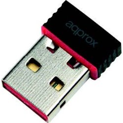 Approx Adaptador Wireless 150 Mbps Approx Adaptador Wireless 150 Mbps | APPUSB150NAV4 | 8435099529774 | Hay 1 unidades en almacén