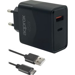 Approx APPUSBWALL45W Cargador 45W QC 1x USB A + 1 x USB C+Cable Approx APPUSBWALL45W Cargador 45W QC 1x USB A + 1 x USB C+Ca | 8435099535454 | Hay 20 unidades en almacén