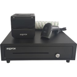 Approx Pos Pack para TPV appPOSPACK4180USB-2D Impresora + Cajón + Lector + Pape | 8435099530763 [1 de 2]