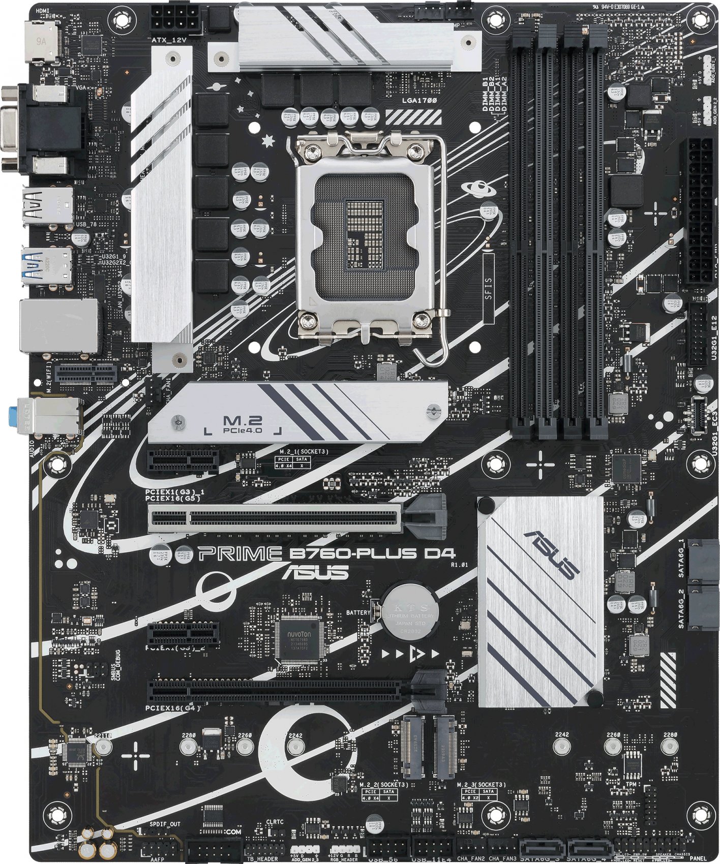 Asus Prime B760-plus D4 Lga 1700 Atx | 90MB1CW0-M0EAY0 - Innova