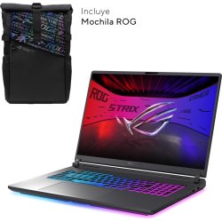 ASUS ROG Strix G18 G815LW-S9095 - Ordenador Portátil Gaming de 18`` WQXGA 240Hz (Intel Core Ultra 9 275HX, 32GB RAM, 1TB SSD, NVIDIA RTX 5080 16GB, Si ASUS ROG Strix G18 G815LW-S9095 - Ordenador Portátil Gaming | 90NR0LC1-M006V0 | 4711636010535 | Hay 4 unidades en almacén