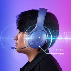 Auriculares gaming inalámbricos HyperX Cloud Jet de color azul claro Auriculares gaming inalámbricos HyperX Cloud Jet de color a | AM7A0AA | 0198701343424 | Hay 25 unidades en almacén