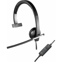Auriculares Logitech Headset H650e Usb Microfono Negro Gris 981-0 | 981-000514 | 5099206041189