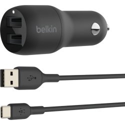 Belkin Boost Charge Auto Usb 2.0 Negro | CCE001BT1MBK | 0745883790456
