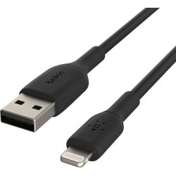 BELKIN cable de conector Lightning Macho/USB A Macho 0,15 m Negro | CAA001BT0MBK | 0745883788620 [1 de 2]