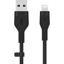 Belkin Cbl Silicqe USB-A LTG 2M noir cable USB USB A USB C/Lightning Negro | CAA008BT2MBK | 0745883831913 [1 de 6]