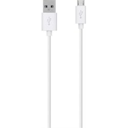 Belkin F2CU012BT2M-WHT Cable usb 2.0 tipo-a macho a micro us | 0722868973158 | Hay 48 unidades en almacén