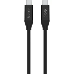 Belkin INZ001bt0.8MBK cable USB 0,8 m USB4 Gen 3x2 USB C Negro | 0745883824816 [1 de 3]