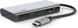 Belkin USB 3.2 Gen 1 (3.1 Gen 1) Type-C 5000 Mbit/s Plata Belkin USB 3.2 Gen 1 (3.1 Gen 1) Type-C 5000 Mbit/s Plata | AVC006BTSGY | 0745883819805 | Hay 5 unidades en almacén