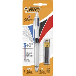 BIC 942103 bolígrafo Negro, Azul, Rojo, Plata Bolígrafo multifunción Medio 1 pieza(s) BIC 942103 bolígrafo Negro, Azul, Rojo, Plata Bolígrafo mu | 3086123449541 | 3086123449541 | Hay 6 unidades en almacén
