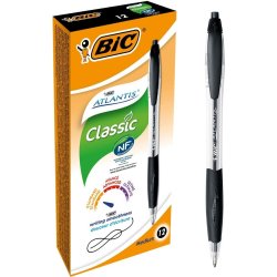 BIC Atlantis Classic Negro Bolígrafo de punta retráctil con mecanismo de giro Medio 12 pieza(s) BIC Atlantis Classic Negro Bolígrafo de punta retráctil co | 8871321 | 3086123001312 | Hay 6 unidades en almacén