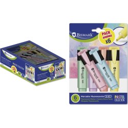 Bismark Rotulador Fluorescente Pastel Blister 6 Uds Bismark Rotulador Fluorescente Pastel Blister 6 Uds | 8430173277428 | 8430173277428 | Hay 8 unidades en almacén
