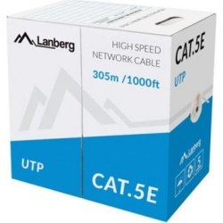 BOBINA DE CABLE LANBERG RJ45 CAT5E UTP AWG24 305M GRIS LCU5-10CC-0305-S BOBINA DE CABLE LANBERG RJ45 CAT5E UTP AWG24 305M GRIS LCU5- | LCU5-10CC-0305-S | 5901969406306 | Hay 7 unidades en almacén