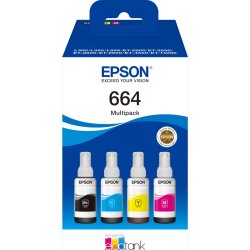Botellas de tinta Epson 664 EcoTank Original multipack C13T664640 | 8715946685205 [1 de 2]