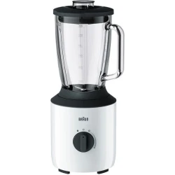 Braun PowerBlend 3 1,5 L Batidora de vaso 800 W Negro, Blanco Braun PowerBlend 3 1,5 L Batidora de vaso 800 W Negro, Blanc | JB3150WH | 8021098772374 | Hay 6 unidades en almacén