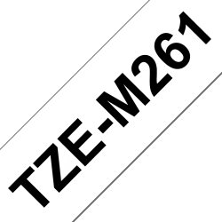 Brother TZE-M261 cinta para impresora de etiquetas Negro sobre blanco Brother TZE-M261 cinta para impresora de etiquetas Negro sob | TZEM261 | 4977766808057 | Hay 13 unidades en almacén