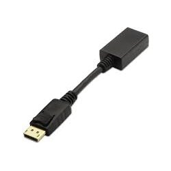 CABLE ADAPTADOR DISPLAY PORT M A HDMI H AISENS 15CM NEGRO A1 | A125-0134 | 8436574701333 | Hay 18 unidades en almacén