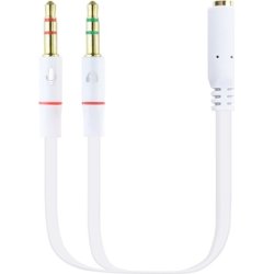 Cable adaptador nanocable audio Jack 3.5 hembra de 4 pines a | 10.24.1203 | Hay 21 unidades en almacén