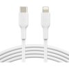 Cable Belkin CAA003BT1MWH cable de conector Lightning 1 m Blanco CAA003BT1MWH | (1)