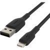 Cable Belkin de conector Lightning macho/USB A macho 1 m Negro | (1)