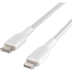 Cable Belkin de conector Lightning macho/USB C macho 1 m Blanco | CAA004BT1MWH | 0745883788439 [1 de 2]