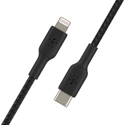 Cable Belkin de conector Lightning macho/USB C macho 1 m Negro | CAA004BT1MBK | 0745883788798 [1 de 2]