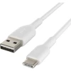 Cable Belkin USB A macho/USB C macho 2 m Blanco | (1)