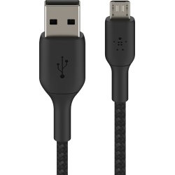 Cable Belkin USB A/Micro-USB A 1 m Negro | CAB007BT1MBK | 0745883810062 [1 de 2]