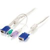 CABLE DATA LEVEL ONE KVM 1.80MT BLANCO ACC-2101 | (1)