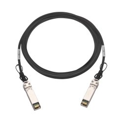 Cable de fibra optica qnap SFP+ macho a macho 3m negro CAB-DAC30M-SFPP | 4713213516980 [1 de 2]