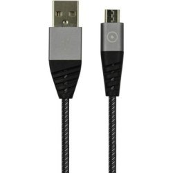 CABLE MUVIT TIGER USB A MICRO USB 2.4A ULTRARRESISTENTE 2M GRIS TGUSC0006 | 3663111127843 [1 de 2]